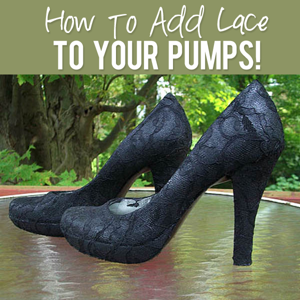 How to add lace to your pumps
