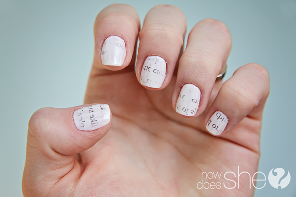 newspaper nails