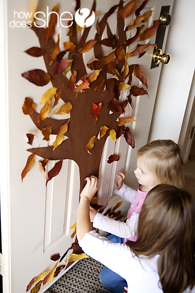 Autumn Tree Door
