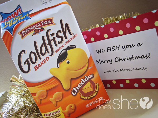 #32 Neighbor Christmas Gift- Goldfish