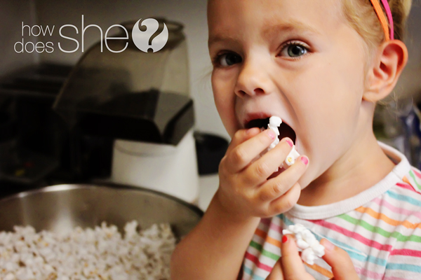 goose crunch popcorn treat