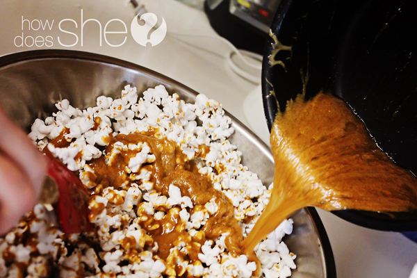 goose crunch popcorn treat