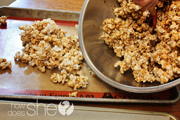 goose crunch popcorn treat