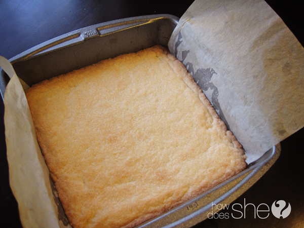 Salted Caramel shortbread Squares