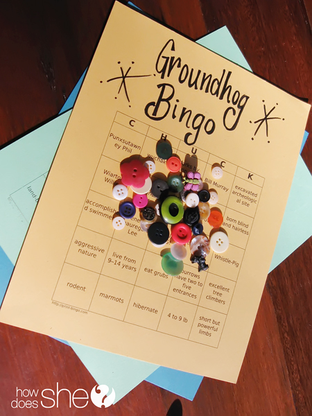 Groundhog day activities