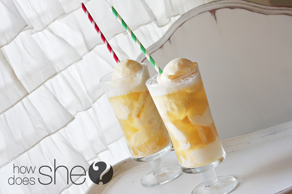 Apple Pie Floats