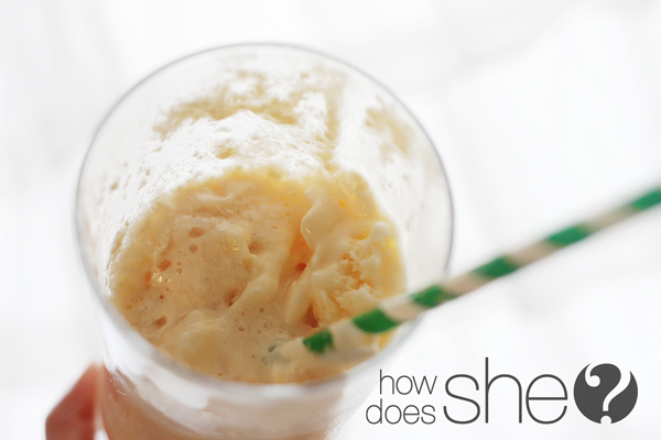 Apple Pie ice cream floats