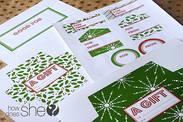 Free Christmas Gift Giving Printables
