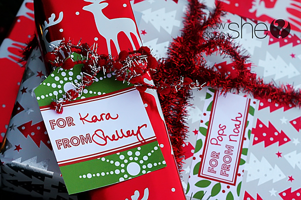 Free Christmas Gift Giving Printables