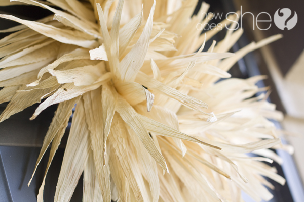 Corn Husk Wreath Tutorial