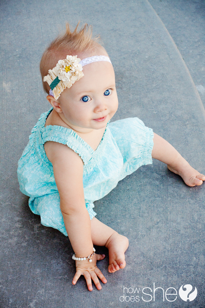 Vintage Sequin Flower Headband