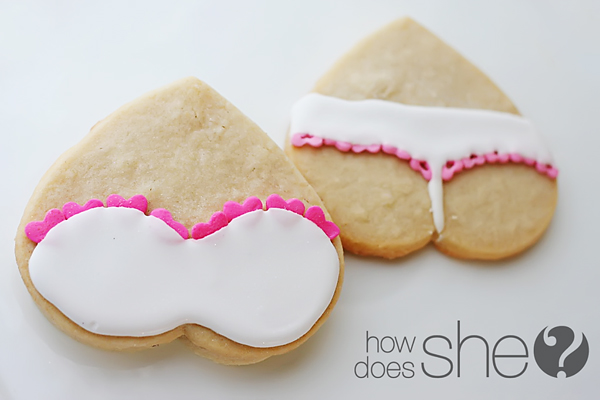 lingerie cookies