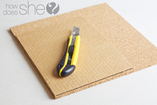 fabric covered cork board