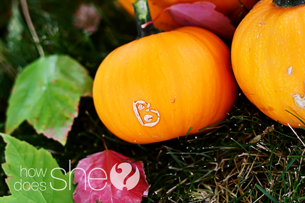 pumpkin scarring