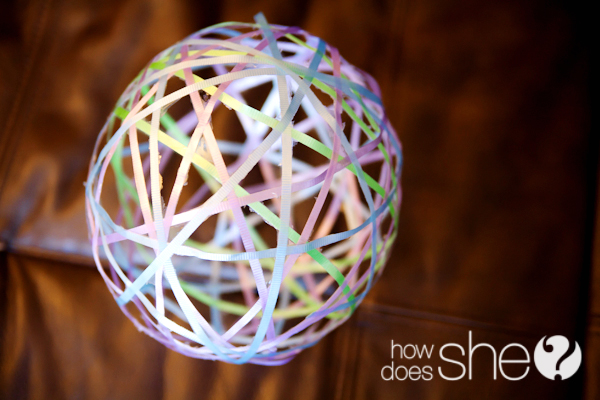 Make A Ribbon Balloon