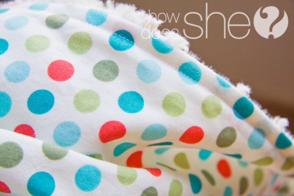 Minky Blanket tutorial