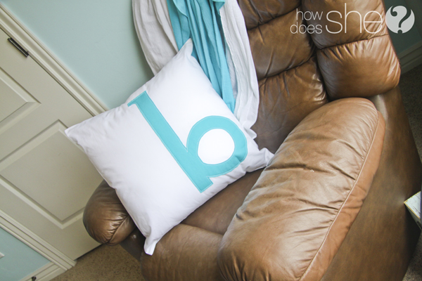 Beautiful Monogrammed Pillow