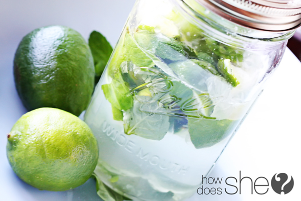 Old Fashioned Mint Limeade