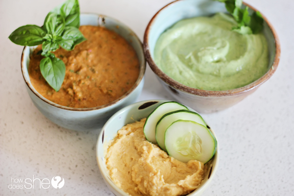 summer dips