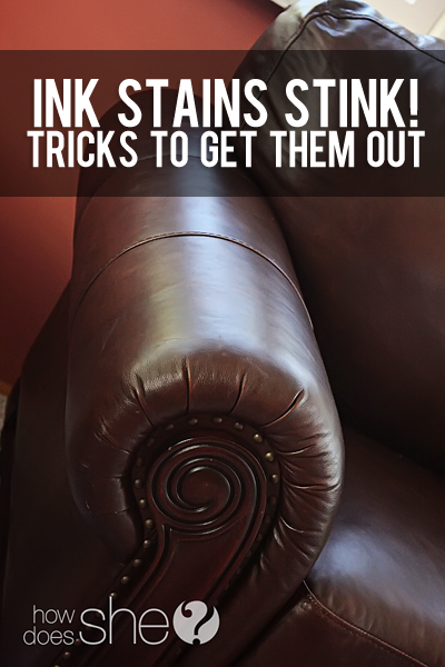 Tricks To Get Ink Stains Out