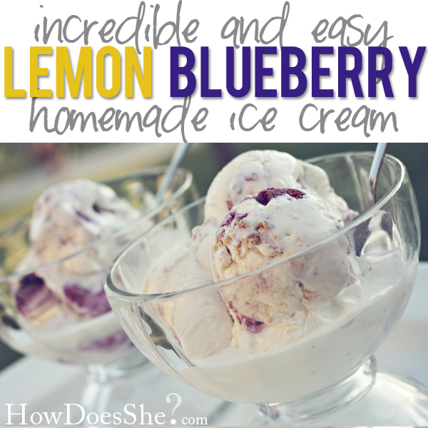 lemon blueberry ice cream