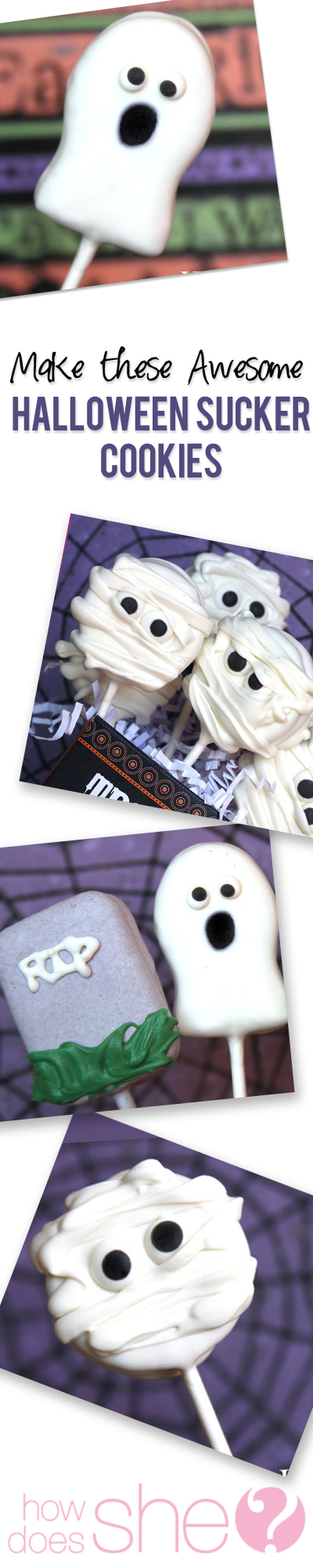 halloween cookie suckers