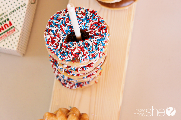 fun donut display