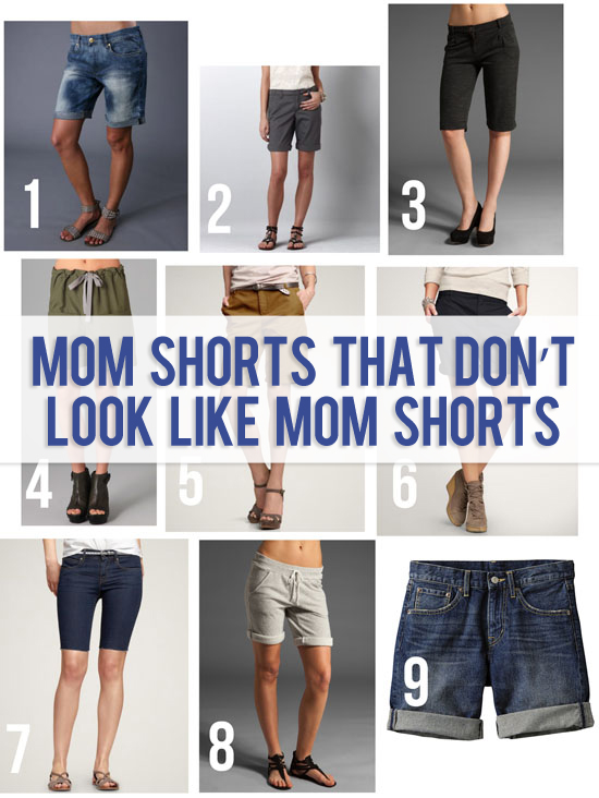 stylish mom shorts