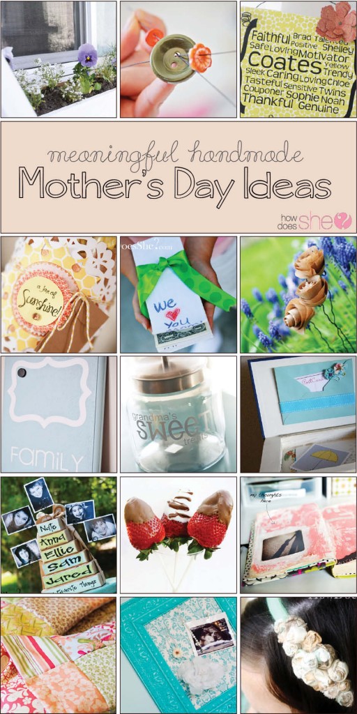 Handmade Mother's Day Gift Ideas