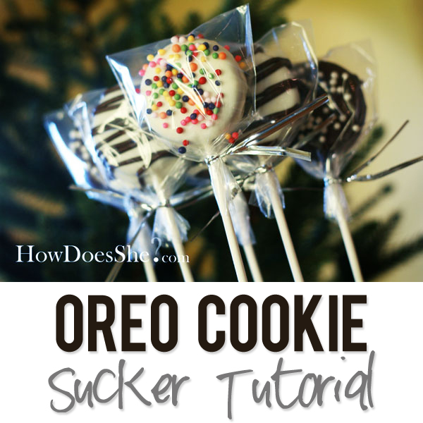 Oreo Cookie Sucker Tutorial Oreo Cookie Sucker Tutorial