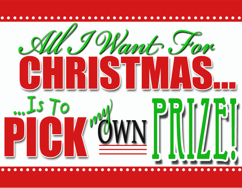 Pin it to win it!  Christmas is coming early!