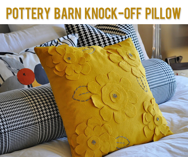 Pottery Barn Knock Off Pillow