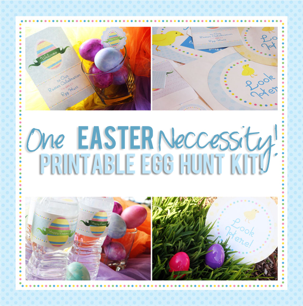 Printable easter egg hunt kit