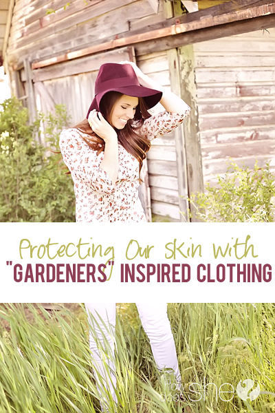 Protecting our skin with gardeners inspired clothing