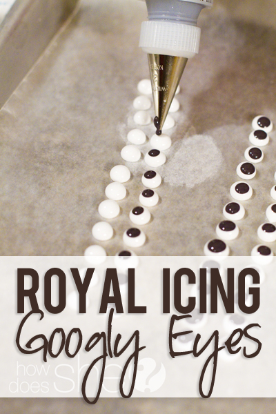 Royal Icing Googly Eyes