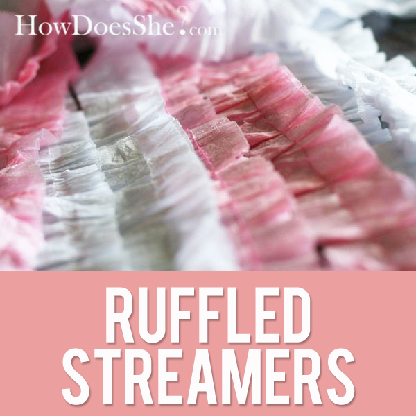 Ruffled Party Streamers