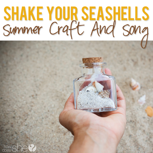 Seashells in a jar