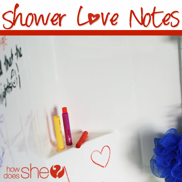 Shower Love Notes