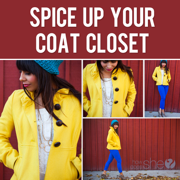 Spice up your coat closet