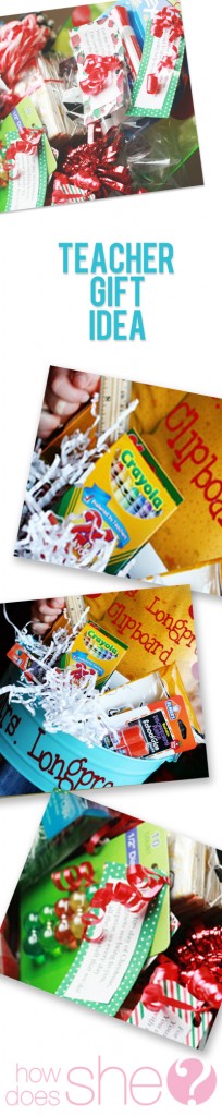 Teacher supplies gift Idea