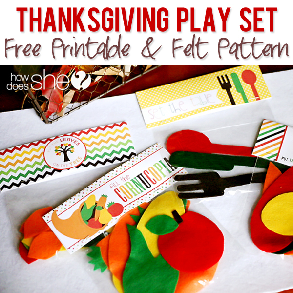 Thanksgiving Play Set – Free Pattern