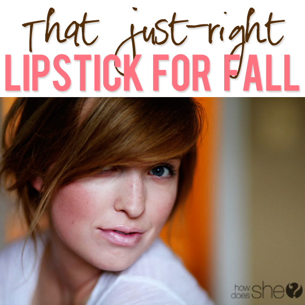 fall lipstick