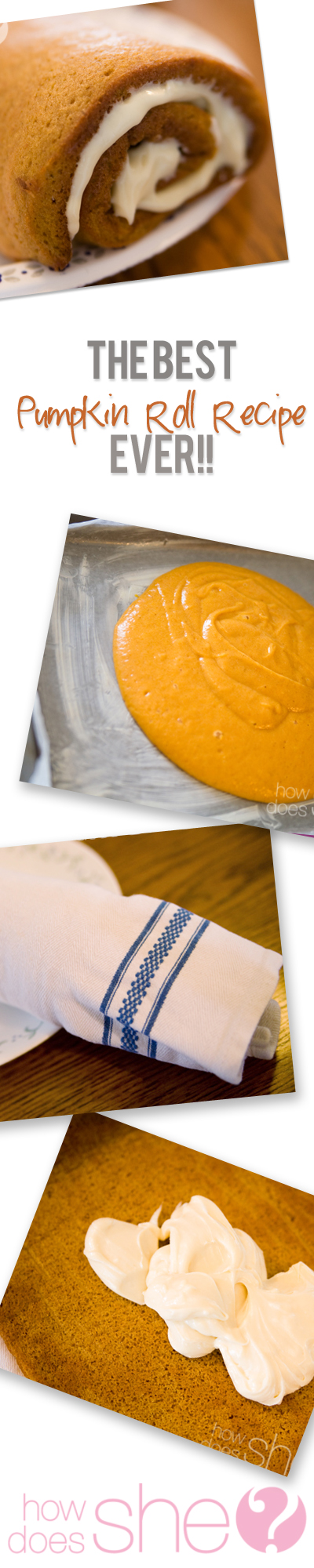 The most amazing pumpkin roll recipe ever