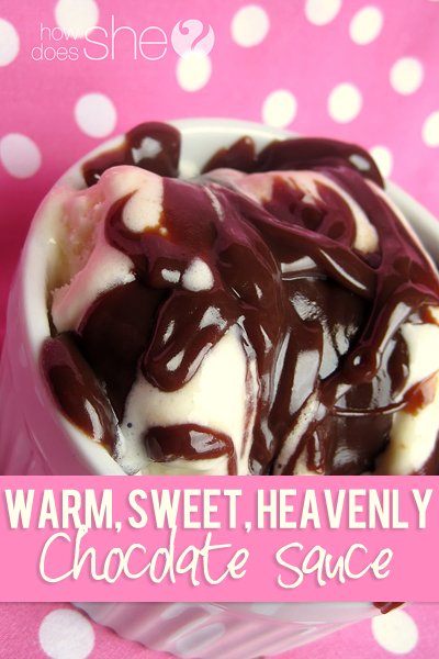 Warm Sweet Heavenly Chocolate Sauce
