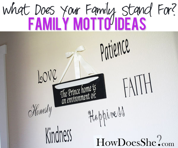 Family Motto ideas