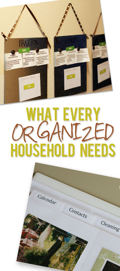 What every organized household needs