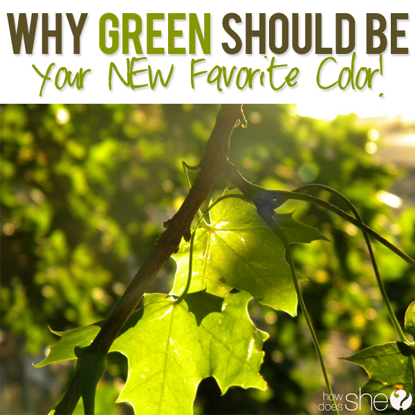 Fun Things that are The Color Green 