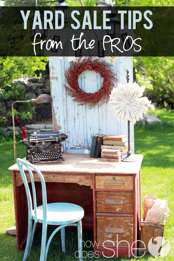 Yard sale tips