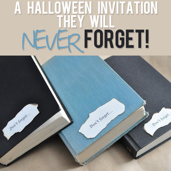 a Halloween invitation