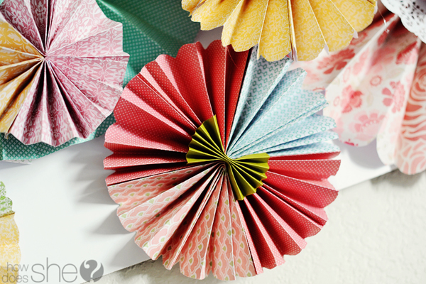 paper rosette tutorial